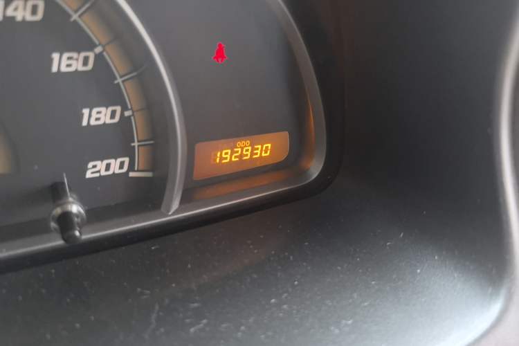 Used Chevrolet Sail 2010 Sedan 1.2L Manual Fashion Edition Odometer Close Up