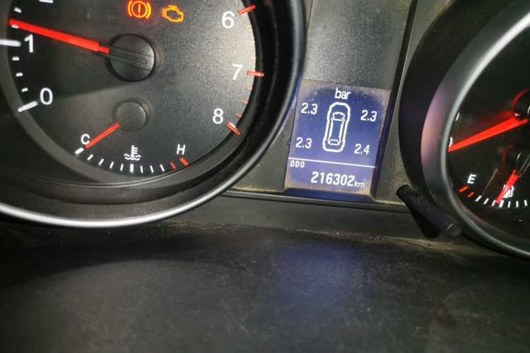 Used Haval H6 2015 Upgraded Model 1.5T Manual Two-Wheel Drive Elite Version Odometer Close Up