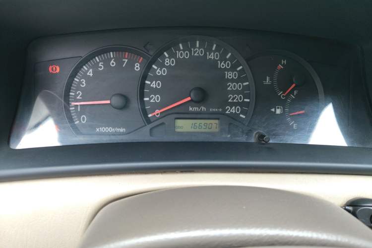 Used Toyota Corolla EX 2011 1.6L Manual Classic Edition Odometer Close Up