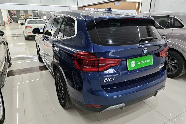 Used BMW iX3 2021 Leading Model Rear Left 45 Deg