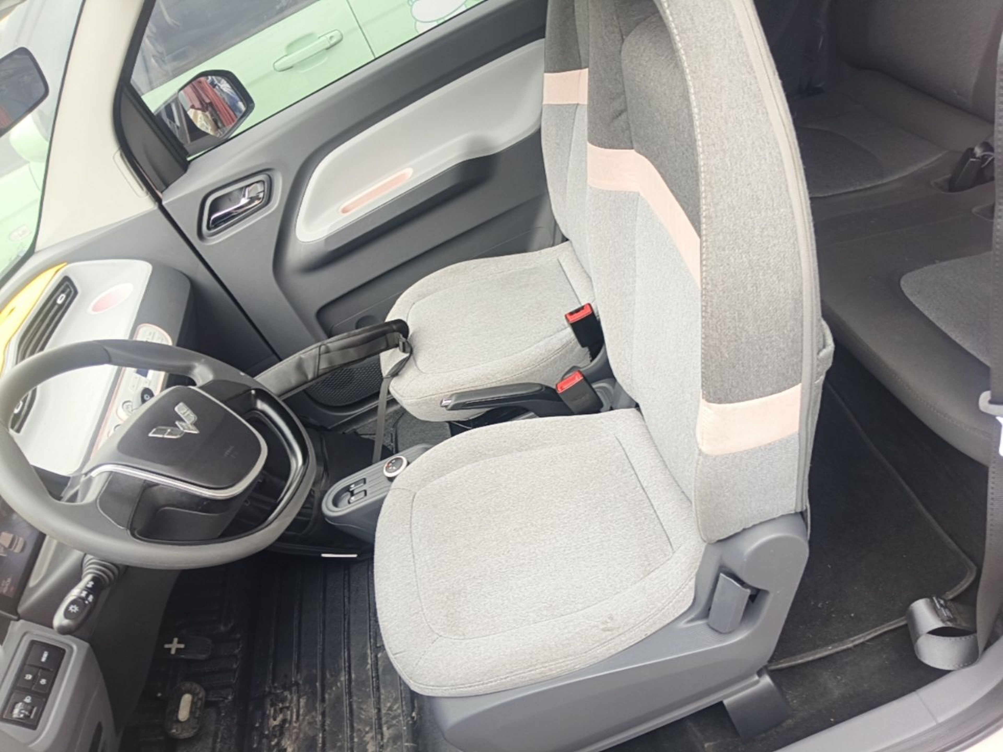 Vordere Reihe im Auto