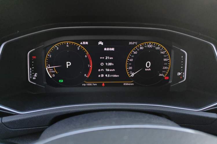 Used Volkswagen T-ROC 2019 280TSI DSG Two-Wheel-Drive Luxury Model China VI Standard Instrument Cluster