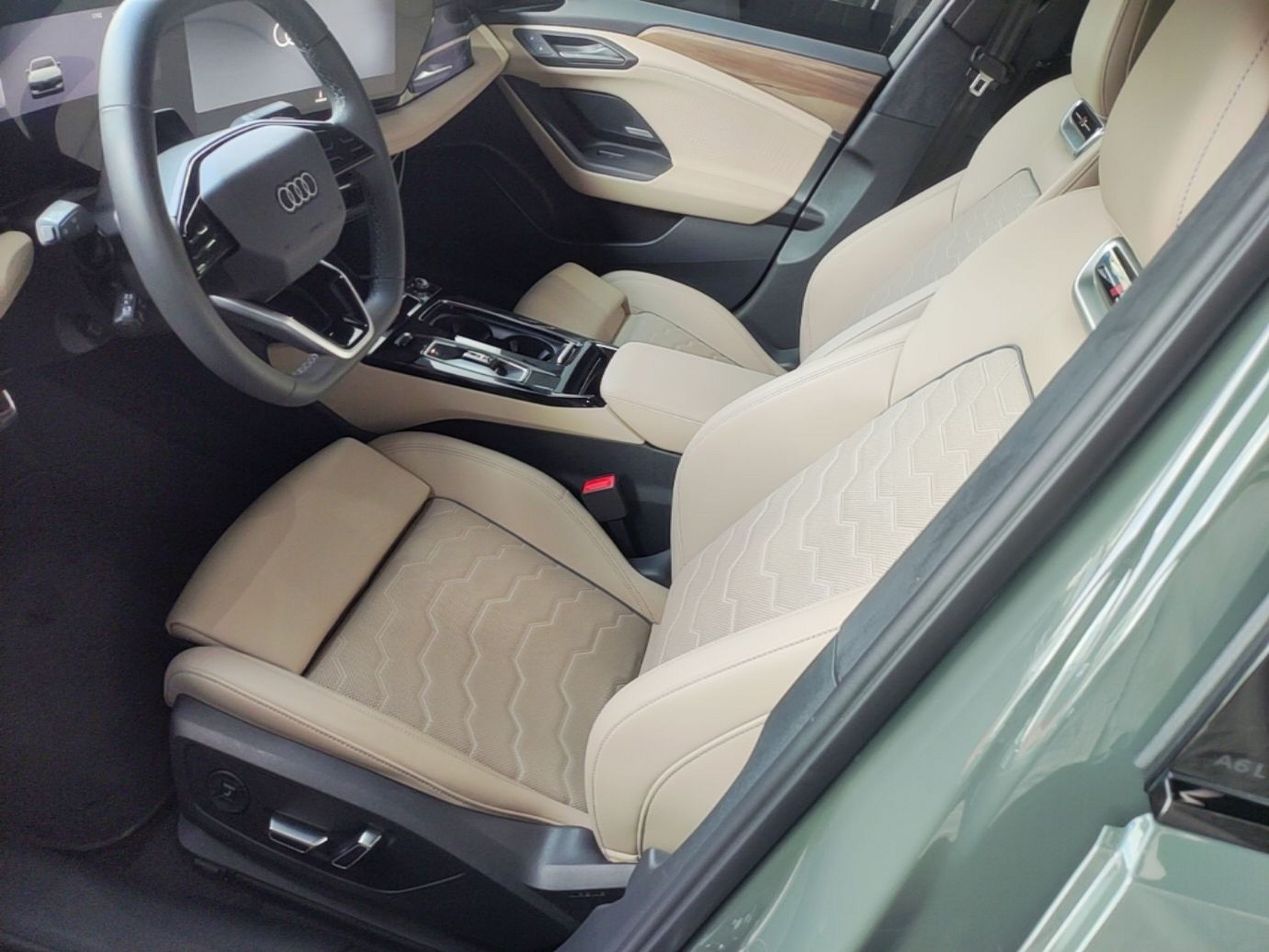 Vordere Reihe im Auto