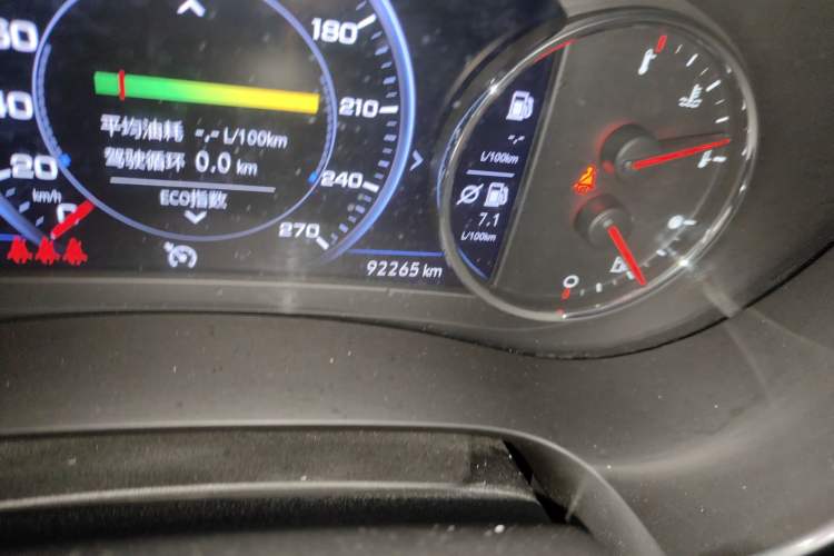 Used Chevrolet Malibu XL 2019 Redline 550T Automatic RuiLian Edition Odometer Close Up