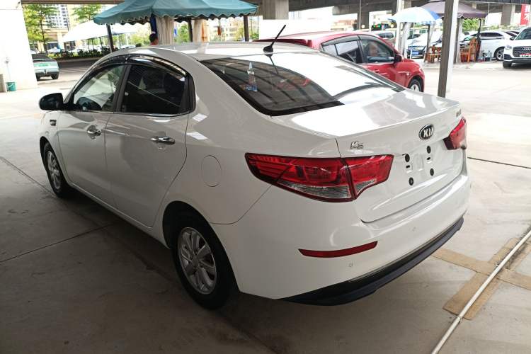 Used Kia K2 2015 Sedan 1.4L Automatic GLS Rear Left 45 Deg
