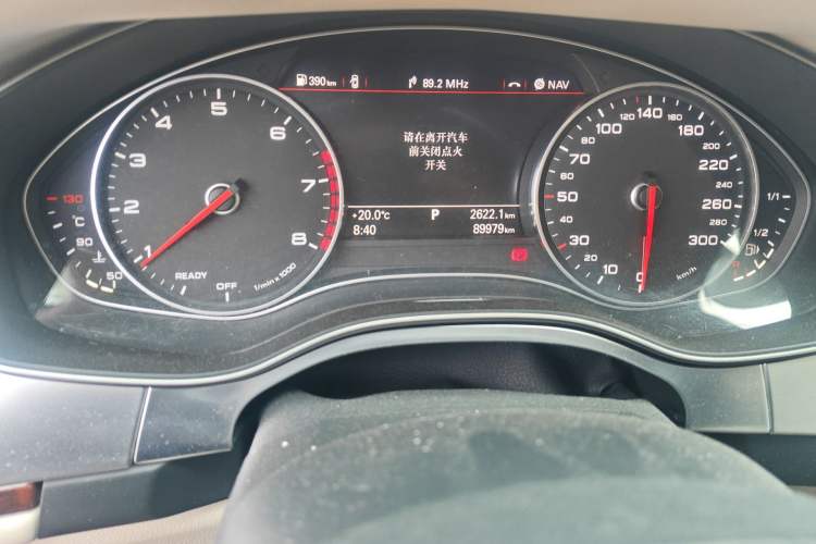 Used Audi A6L 2016 TFSI Technology Edition Odometer Close Up