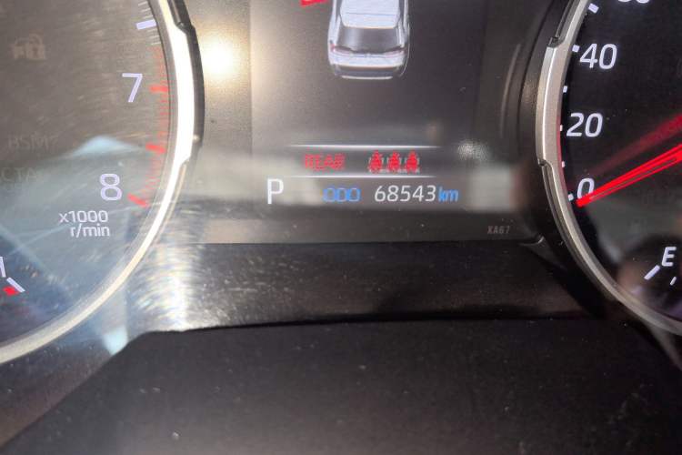 Used Toyota Wildlander 2021 2.0L CVT Two-Wheel Drive Luxury Edition Odometer Close Up