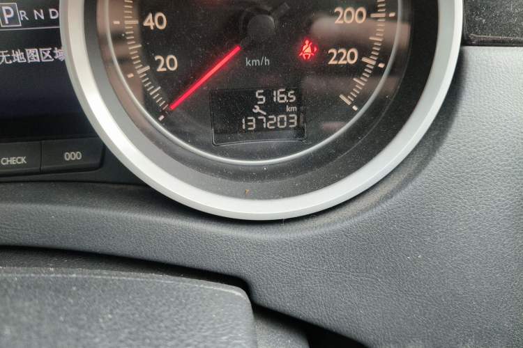 Used Peugeot 508 2011 2.3L Automatic Flagship Edition Odometer Close Up