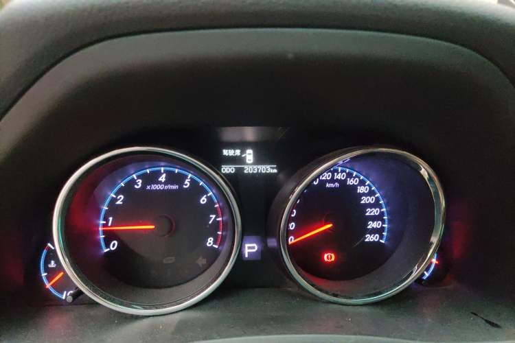 Used Toyota Reiz 2012 2.5V Fengdu Elite Stylish Edition Odometer Close Up