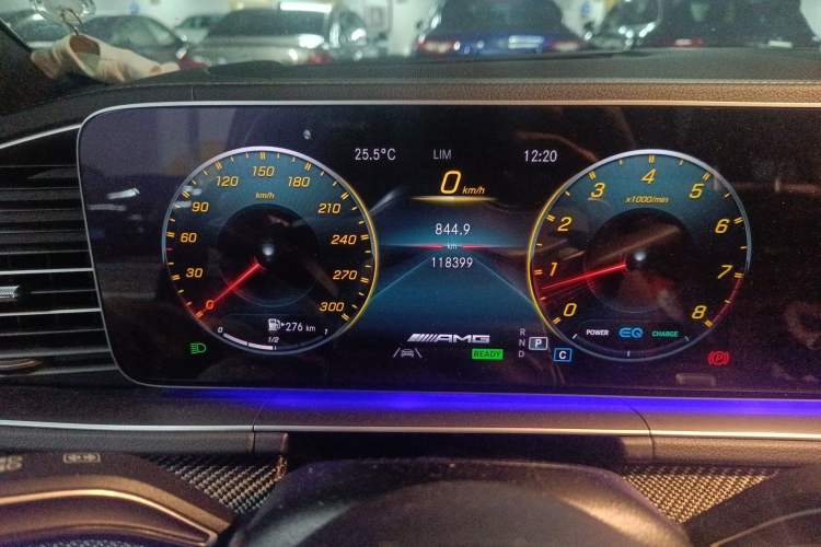 Used Mercedes-Benz GLE AMG 2020 AMG GLE 63 4MATIC+ Odometer Close Up