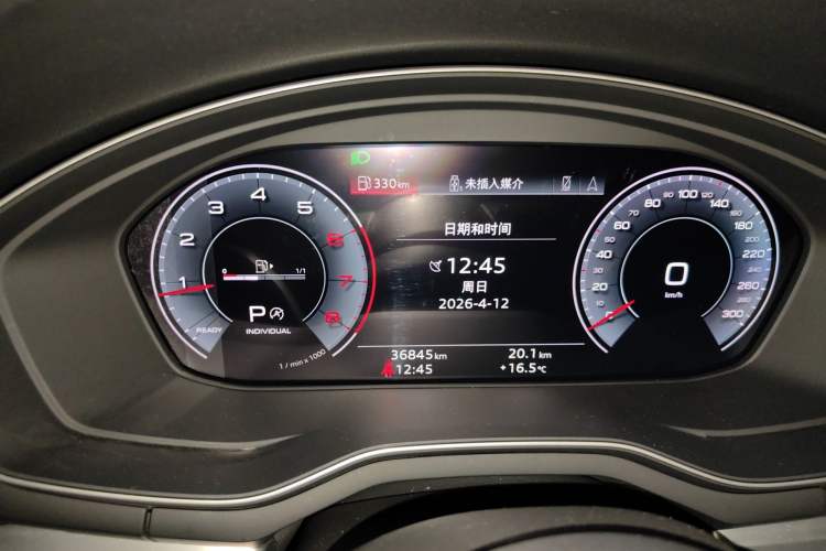 Used Audi A4L 2020 40 TFSI quattro Luxury Dynamic Model Instrument Cluster