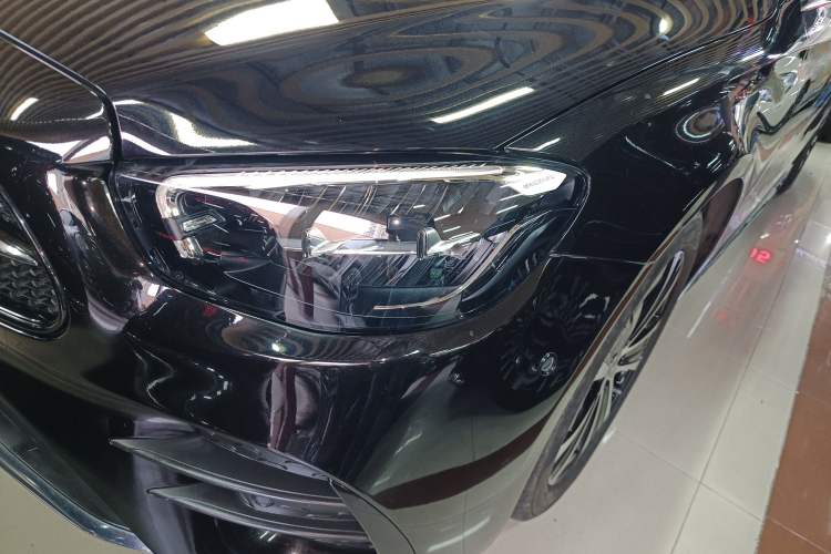 Used Mercedes-Benz E-Class New Energy 2022 Restyled E 350 e L Plug-in Hybrid Sports Sedan Left Front Headlight