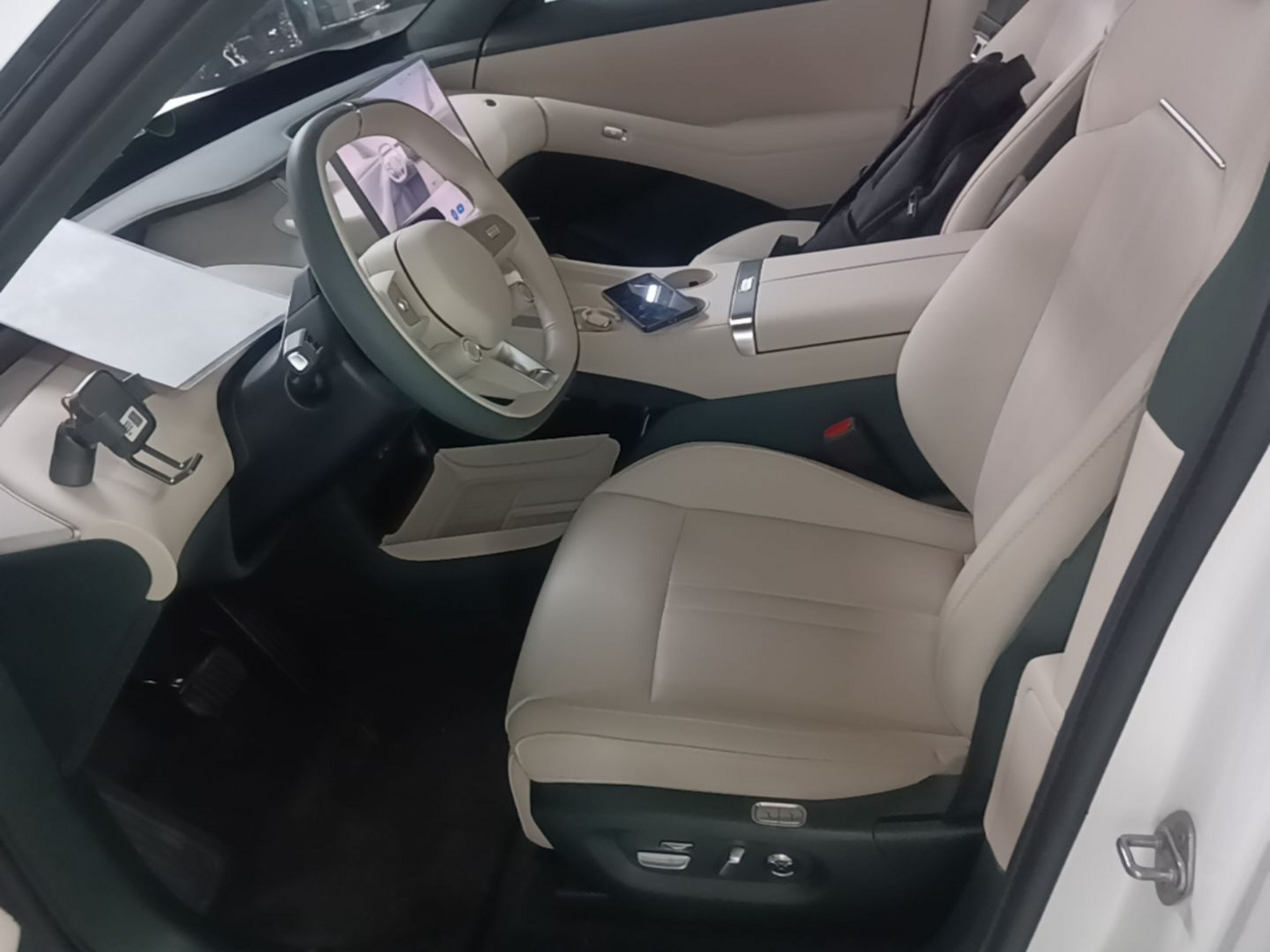Vordere Reihe im Auto