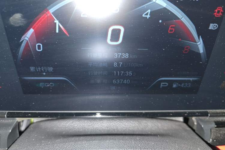 Used GAC Trumpchi EMPOW 2021 270T DCT J15 Version Odometer Close Up