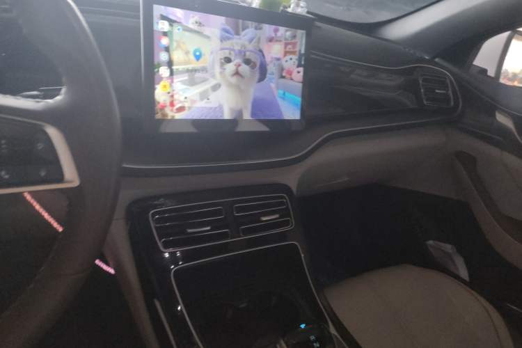 Used BYD Qin PLUS 2024 HONOR Edition DM-i 120KM Leading Model Audio And AC Panel