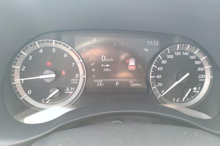 Used Toyota Highlander 2024 380T Four-Wheel Drive Luxury Version 7 Seats Instrument Cluster