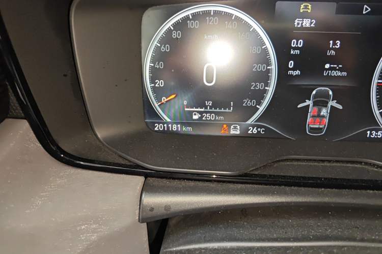 Used Lynk & Co 03 2019 2.0TD Automatic Jing Pro Edition Odometer Close Up