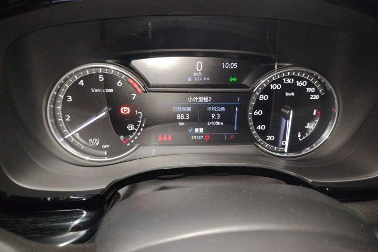 Used Cadillac XT5 2022 2.0T Two-Wheel Drive Luxury Version Instrument Cluster