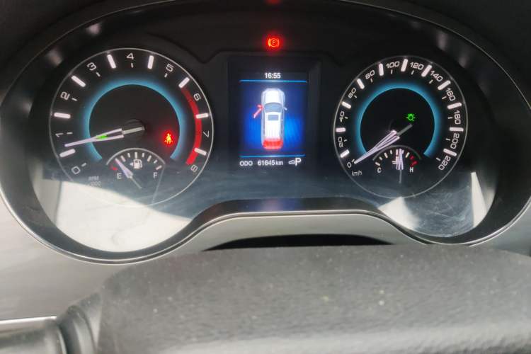 Used Haval H2 2017 Red-Label 1.5T Automatic Two-Wheel Drive Luxury Model Odometer Close Up