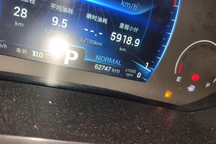 Used Chery Tiggo 8 2021 Kunpeng Edition 390TGDI Automatic Fuyao Version Odometer Close Up