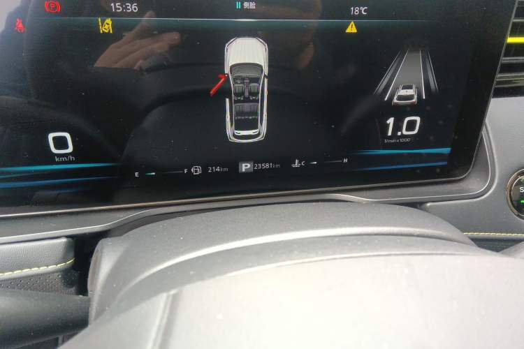 Used Roewe RX5 2021 PLUS 330TGI Automatic National Trend Intelligent Deluxe Edition Odometer Close Up