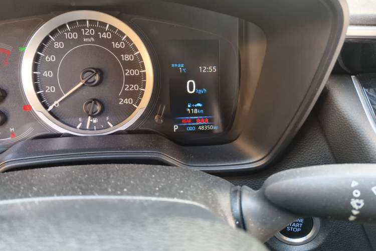 Used Toyota Levin 2019 185T CVT Sport Edition China VI Standard Odometer Close Up