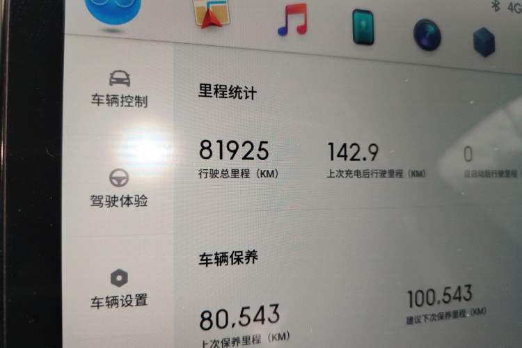 Used XPeng G3 2020 520 Luxury Edition Odometer Close Up