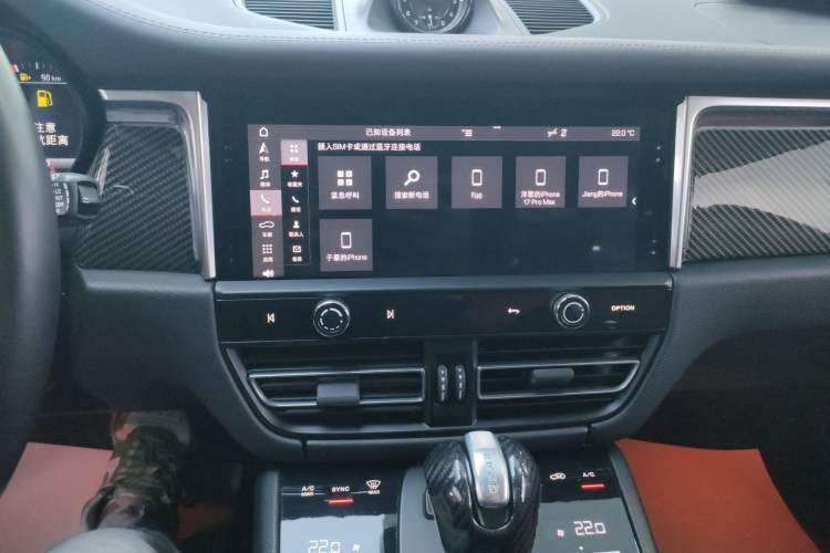 Used Porsche Macan 2022 Macan 2.0T Audio And AC Panel