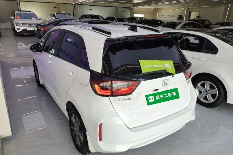 Used Honda Fit 2022 1.5L CVT Trendy Sunroof Edition Rear Left 45 Deg