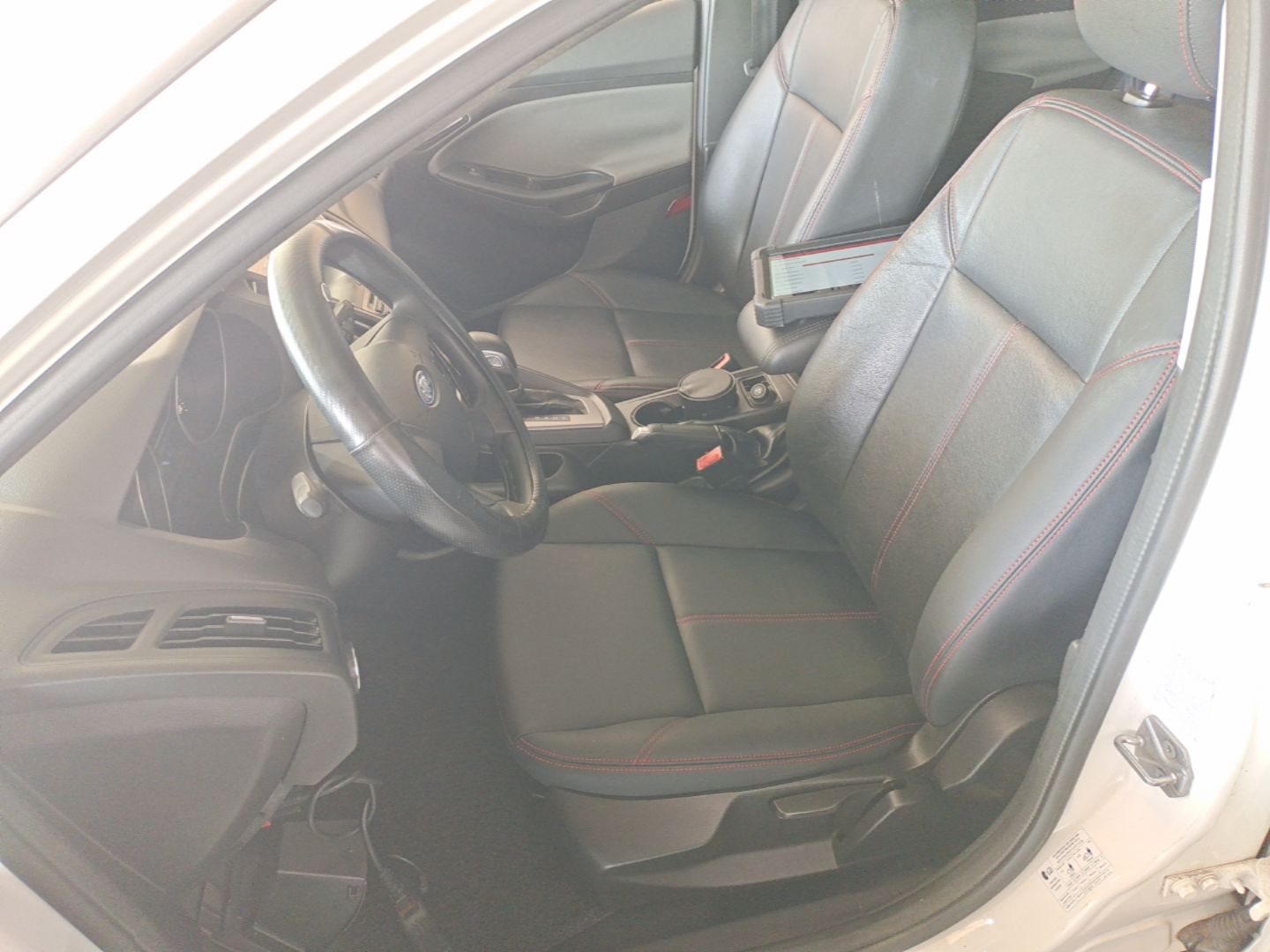 Vordere Reihe im Auto