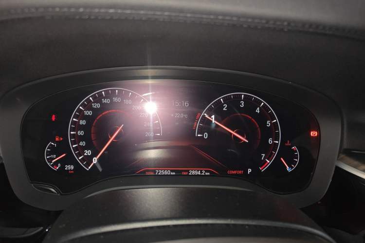 Used BMW 5 Series 2019 Facelifted 530Li Leading Edition Luxury Package Instrument Cluster