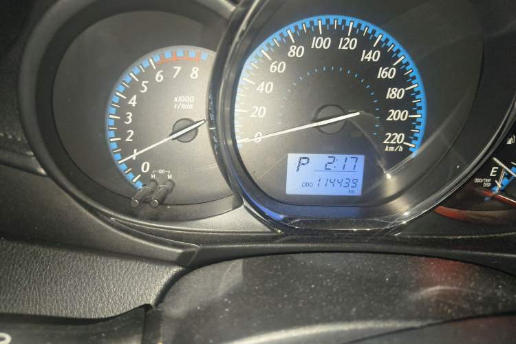 Used Toyota YARiS L Zhi Xuan 2016 Revised 1.5E CVT Charming Edition Odometer Close Up