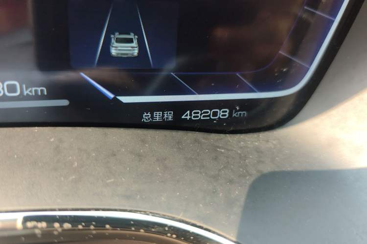 Used BYD Han 2023 EV Champion Edition 605KM Front-Drive Premium Model Odometer Close Up