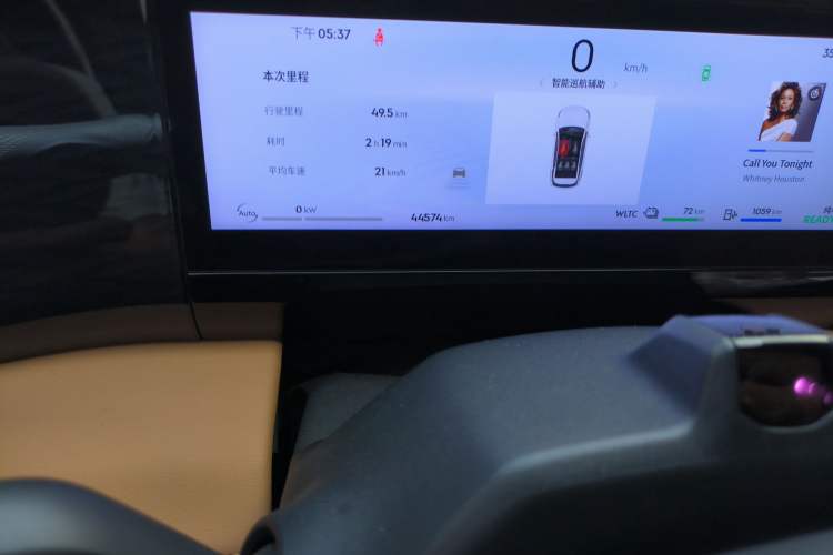 Used Geely Galaxy L7 2023 1.5T 115 km Starship Odometer Close Up