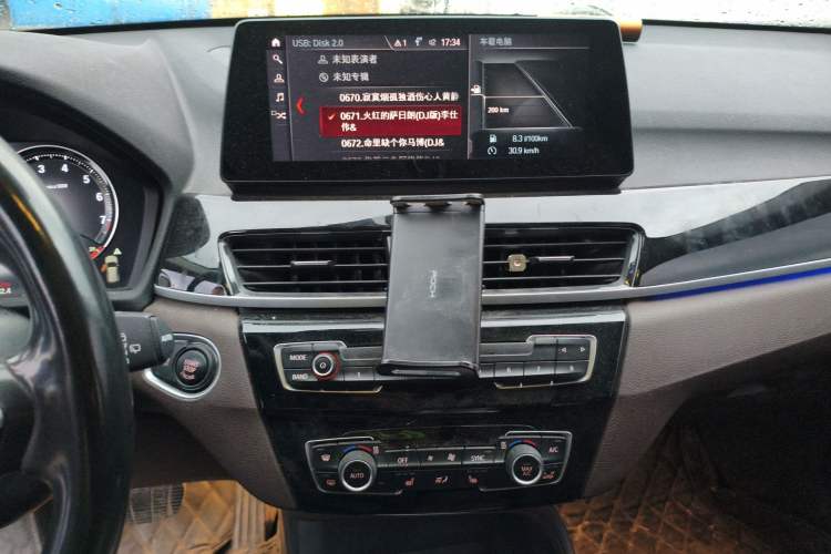 Used BMW X1 2021 Restyled sDrive25Li Leading Edition Audio And AC Panel