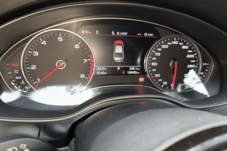 Used Audi A6L 2018 30th Anniversary Edition 35 TFSI Sport Edition Odometer Close Up