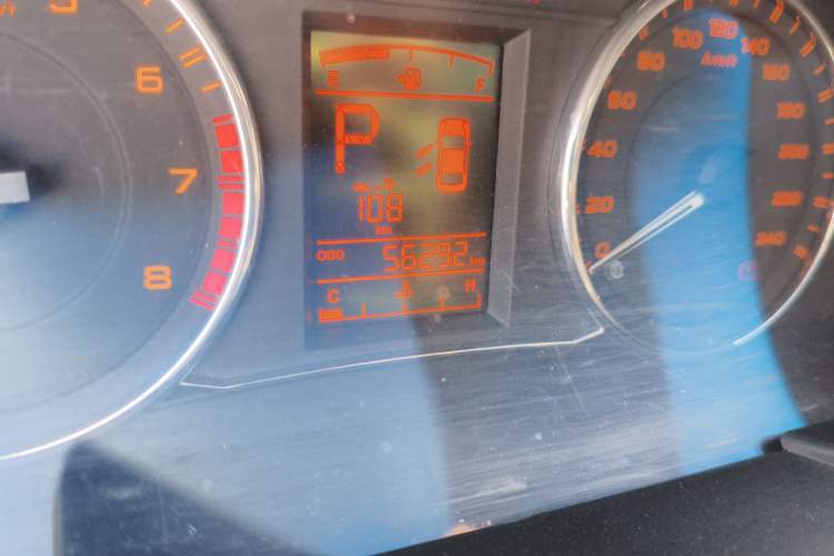 Used Geely Auto Vision 2016 1.5L Automatic Happiness Edition Odometer Close Up