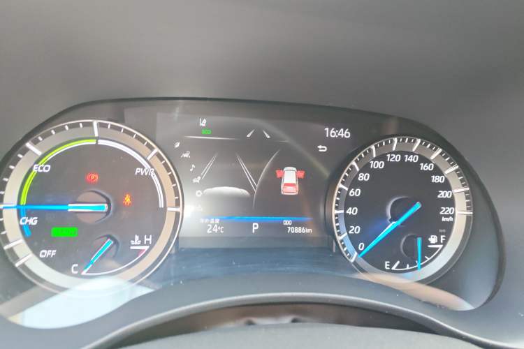 Used Toyota Highlander 2022 Dual-Engine 2.5L Four-Wheel Drive Prestige Version 7 Seats Instrument Cluster