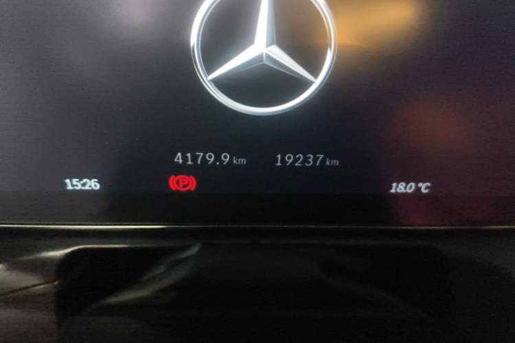 Used Mercedes-Benz C-Class 2022 C 260 L Obsidian Night Sport Edition Odometer Close Up