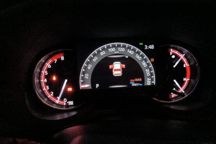 Used Toyota RAV4 2021 2.0L CVT Four-Wheel Drive Premium Edition Instrument Cluster