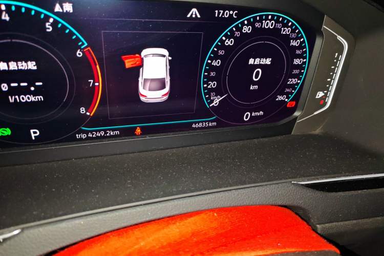 Used Volkswagen FAW-Volkswagen CC 2020 330TSI Glamour Edition China VI Standard Odometer Close Up