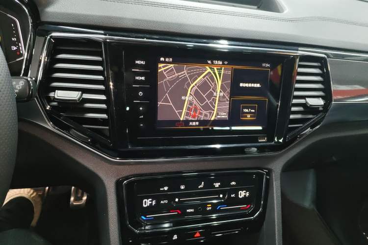 Used Volkswagen Teramont X 2020 Facelift 380TSI Four-Wheel Drive Luxury Edition Audio And AC Panel