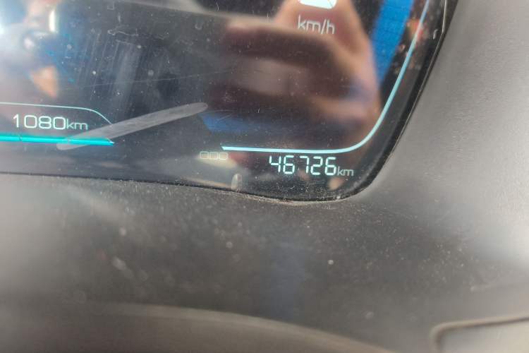 Used BYD Song PLUS New Energy 2021 DM-i 110KM Flagship Model Odometer Close Up