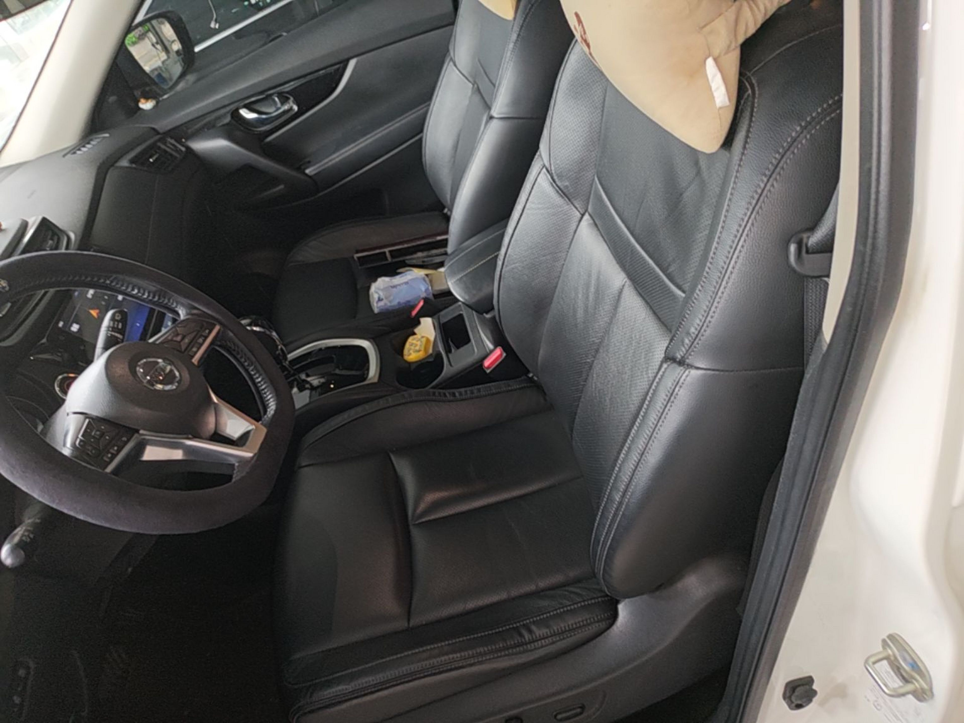 Vordere Reihe im Auto