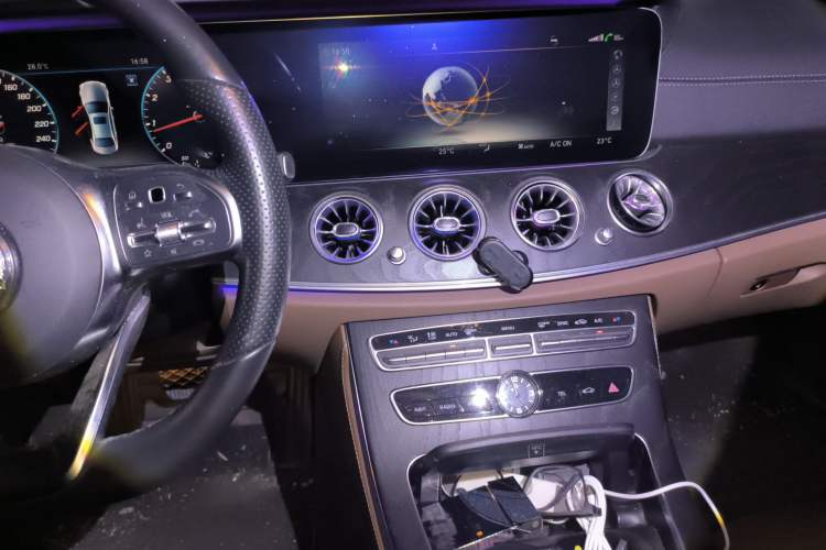 Used Mercedes-Benz E-Class 2019 E 300 L Sporty and Stylish Model Audio And AC Panel