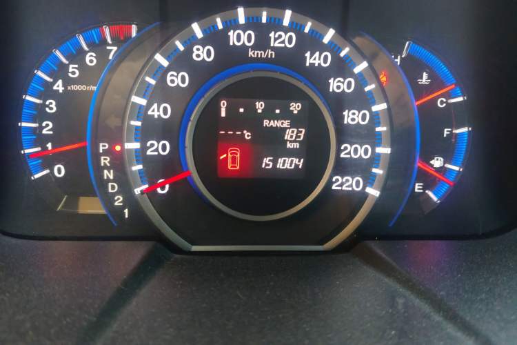 Used Honda Odyssey 2009 2.4L Leading Edition Odometer Close Up