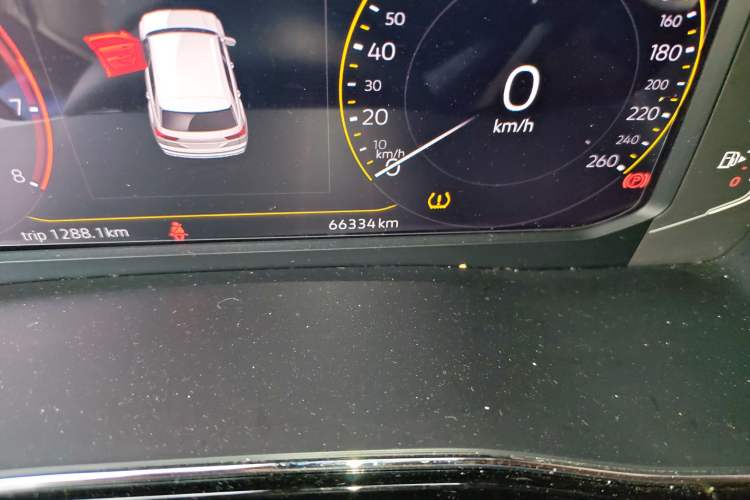 Used Volkswagen Teramont X 2020 Facelift 380TSI Four-Wheel Drive Luxury Edition Odometer Close Up