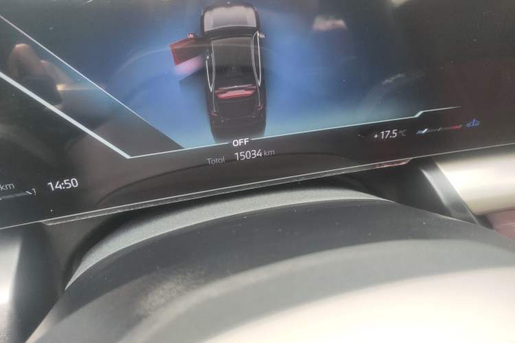 Used BMW 5 Series 2025 530Li Luxury Edition M Sport Package Odometer Close Up