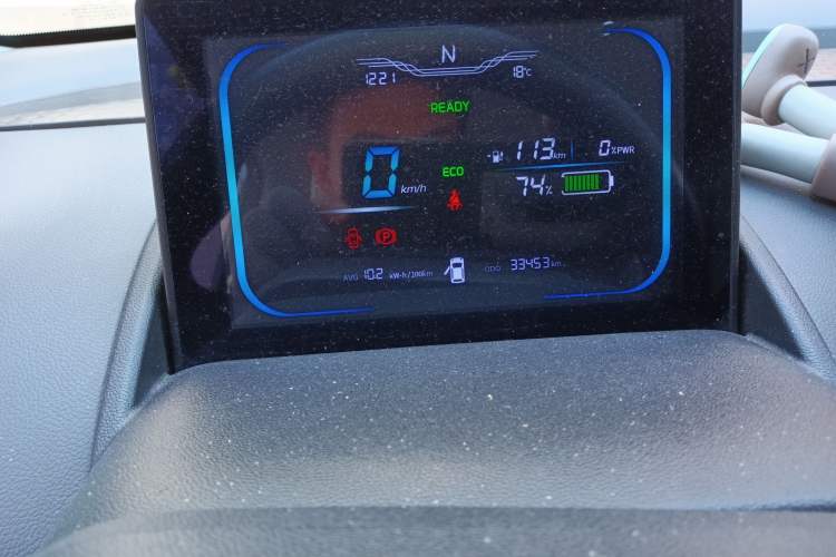 Used CHANGAN NEVO Lumin 2022 155 km – Refreshingly Sweet Edition Odometer Close Up