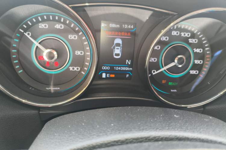 Used BAIC New Energy EU 2017 EU260 Enjoy Edition Odometer Close Up